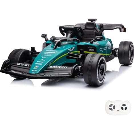 Aston Martin Formula 1 - Macchina Elettrica per Bambini 12V - 1 a 6 anni - Verde