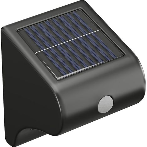 Lampada da parete esterna a energia solare con sensore di movimento 30 lumen - NYALA