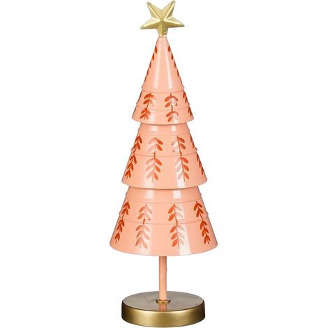 Mica Decorations Sapin de Noël décoratif Rose H40xl13xL13cm (1/3)