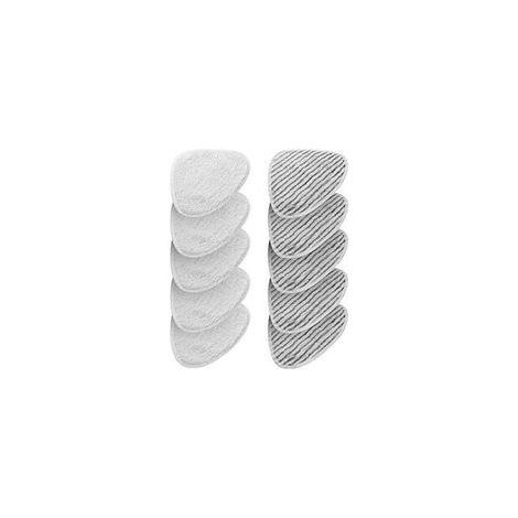 Lot de 10 pour Vileda Steam Vapeur Rechange Microfibre Kit, Steam Balai vapeur Housse de rechange pour balai vapeur Vileda et Vileda Steam Plus, pour Enlevez les Taches Sales Gardez le Sol Propre