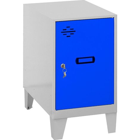 Simonrack Simonlocker Dism.mini grauer blauer robuster Schrank