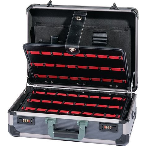 Mallette à outils l.460xP340xH165 mm Pochette aluminium