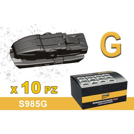 Kit 10 Attacchi G Per Spazzole Tergicristallo S985 Flat e T191 Ibrida (1/3)