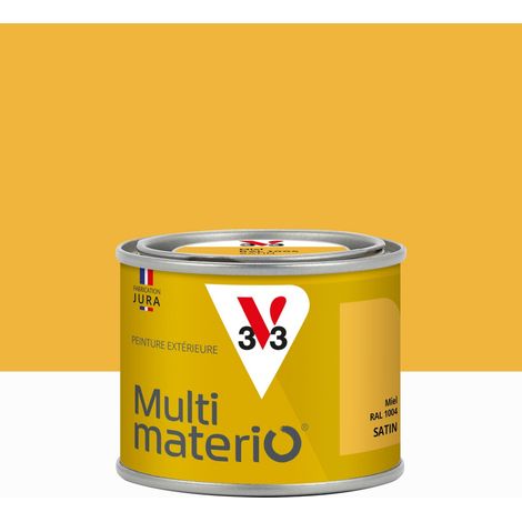 Pintura multimaterial para exteriores Multimaterio V33, miel satinada, 0,125 l V33
