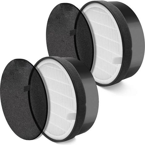 Filtro di ricambio per purificatore d'aria compatibile con Levoit LV-H132, H13. Prefiltro 3 in 1 in nylon di grado medicale, set da 2 filtri. (1/5)