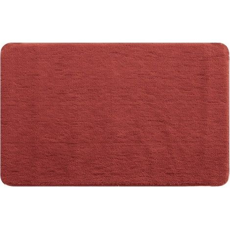 Tapis de bain Polyester & Microfibre ROSARIO 50x80cm Terracotta Spirella