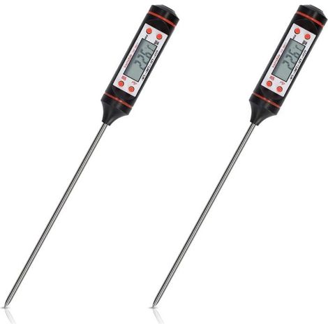2x Fleischthermometer – Kochsonde für präzises Kochen, Backen und Flüssigkeiten – Temperaturfühler (1/5)