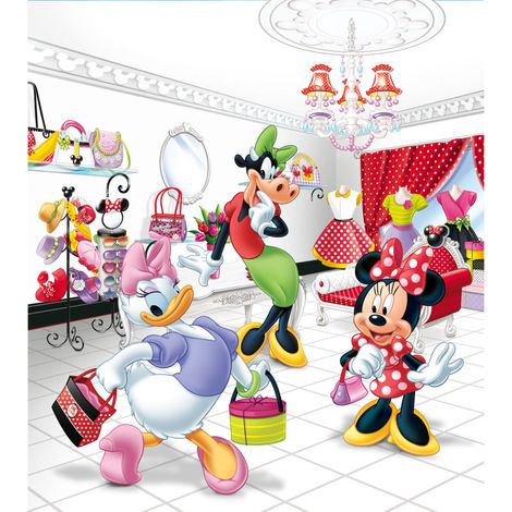 Papier peint XL intisse La Boutique de Minnie Mouse Disney 180X202 CM (1/3)