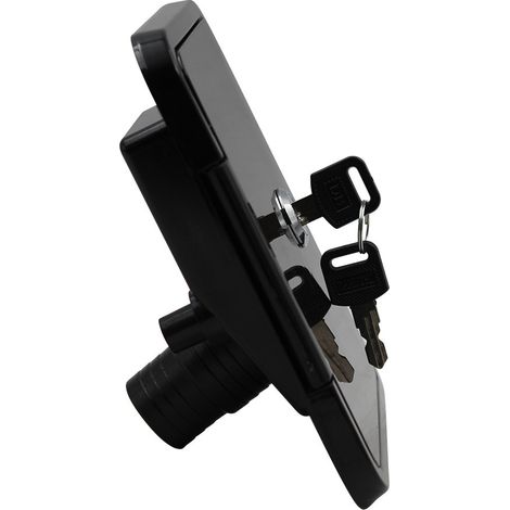 Motorhome accessory: Square water inlet flap with pressure and gravity connection. Yacht accessory: White nylon 151-166-01.--DTEKGAZ