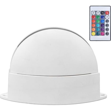 Applique murale couloir RC – résistante corrosion – 360° – 24 touches – demi-cercle RGB – télécommande – cuisine
