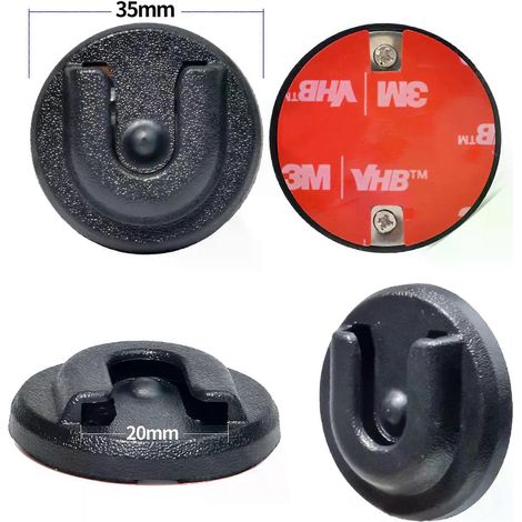 Support de micro-haut-parleur d'épaule pour talkie-walkie portable CB, fixation ceinture, support de tableau de bord pour Motorola et Yaesu (1/4)