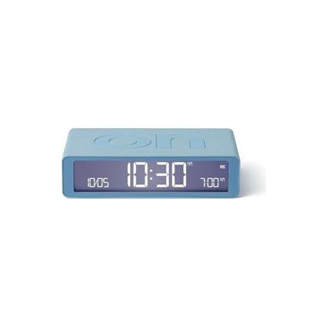 Lexon Flip Classic L Blue radio reloj despertador diseño minimalista (1/3)