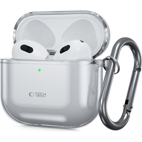 Tech-protect Flexair per Apple AirPods 4, colore grigio cenere (1/5)