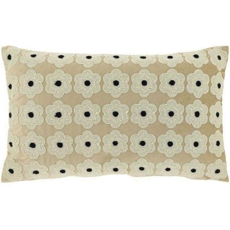 Lemetex UNIQUE Living® Deko-Kissen Mona 30 cm x 50 cm sand