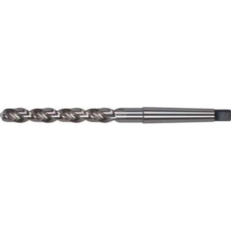 Broca helicoidal - mango cono morsa, de acero - corte rápido, tipo N, DIN 345, perfil corregido, superficie traitée - la vapor, Ø h8 : 21,25 mm