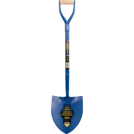 Draper Expert Contractors Solid Forged Round Mouth Shovel (Model 15071) – Heavy-Duty All-Steel Construction for Professional and Heavy-Duty Use (1/5)