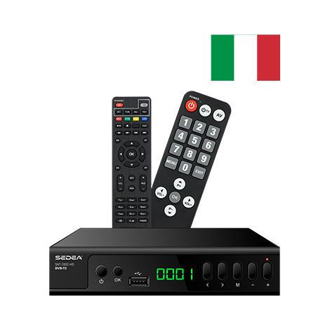 Récepteur Digital terrestre Haute définition DVB-T2 SNT-2002 HD pour italie
