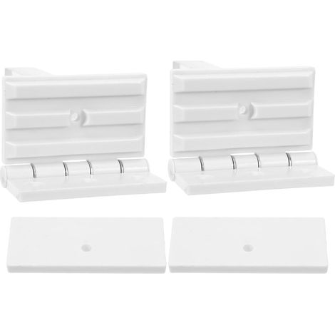 2 charnières de porte en Pvc Blanc pour Sauna (1/5)