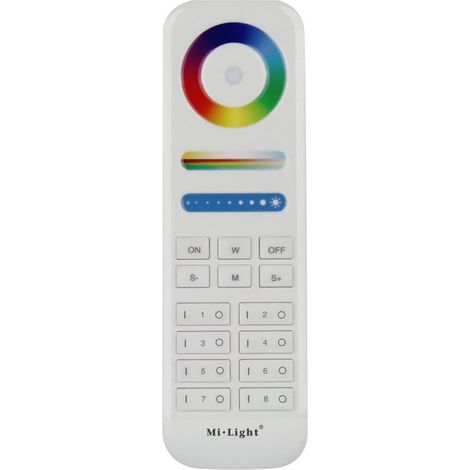 Mando RF para Regulador LED RGB+CCT 8 Zonas MiBoxer FUT089 RGB+CCT   (1/3)