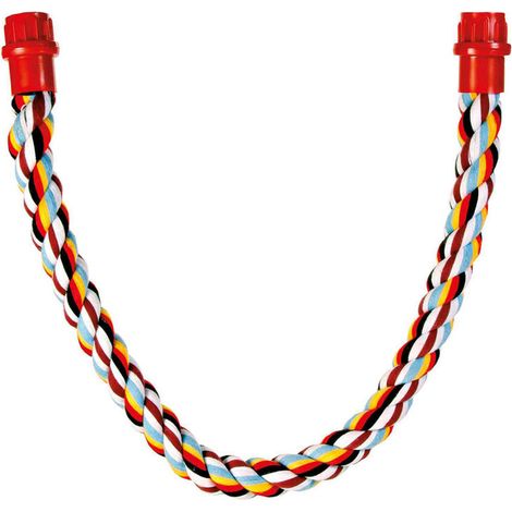 Trixie - Posatoio per Uccelli in Corda, Multicolore