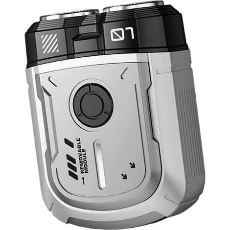 Rasoir électrique portable avec design mécanique élégant et haute efficacité, rasage doux sans fil, rechargeable, rasoir électrique cool (1/4)
