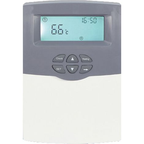CENTRALINA DI GESTIONE PANNELLO SOLARE TERMICO PRESSURIZZATO HEAT- PIPE ACQUA CALDA SR609