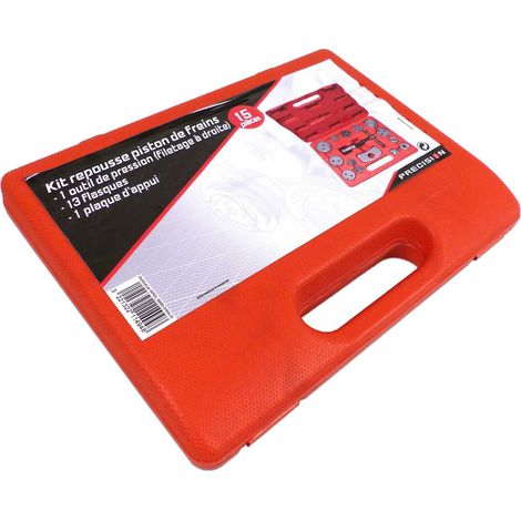 Mechanisches Werkzeug precision steel Koffer rot 33x26x5 5 cm