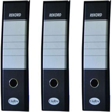 Registratore Con Custodia Rekord D.8 Nero X1