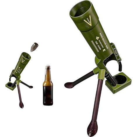 Décapsuleur de mortier, Beer Bottle Opener de bouteilles de bière, lance-bouchons tactique, lanceur et mains libres243038cm