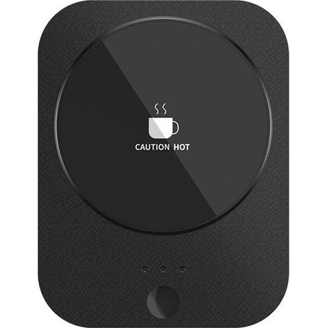 Smart Coffee Cup Warmer, Coaster with 3-Temperature Electric Thermostat, Glass Warmer with Smart Thermostat, Desktop Beverage Warmer with Automatic Shut-Off (1/5)
