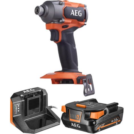 Confezione AEG Avvitatore a impulsi - BSS18C3B3-0 - 18V Brushless - 1 batteria 2.0Ah - 1 caricatore - SETL1820S (1/5)