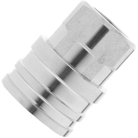 Pair Female High Pressure 1/4 Stainless Steel Nozzle Adapter for Pressure Washer Waterproof Quick Connector for Garden Hose Use Car Wash (1/5)