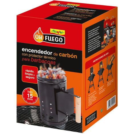 Encendedor rápido FLOWER OK Fuego para carbón de barbacoa (1/3)