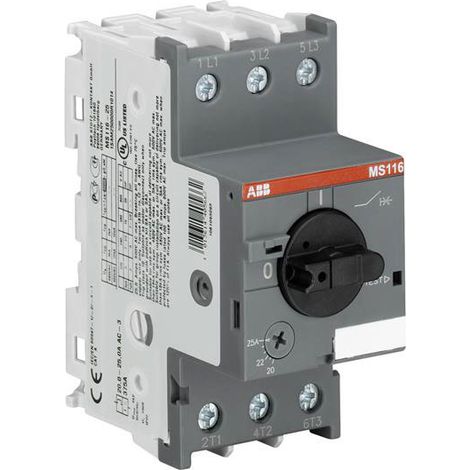 Démarreur manuel Manuel ABB, 7,5 kW 20 A ( Prix pour 1 )