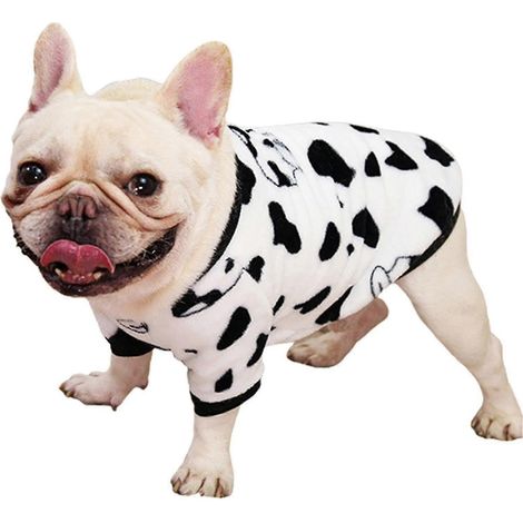 Vêtements pour animaux de compagnie, vêtements respirants pour chiens, vêtements doux et résistants pour chiots avec de jolis imprimés.-2XL-Black White
