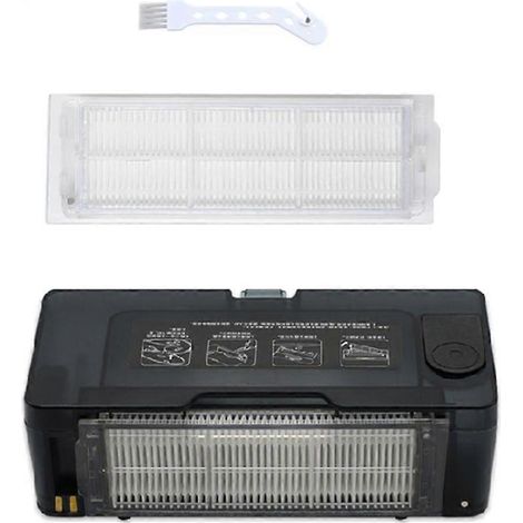 Kit de filtre à réservoir d'eau 2 en 1 compatible avec les aspirateurs robots Xiaomi Mijia 2S, 3C, VIOMI V2, V3, XMSTJQR2S, B106CN et STYTJ02YM (1/5)