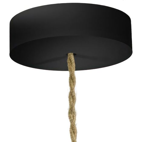 Kit rosace en bois Noir