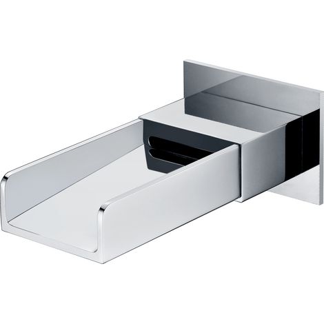 Wall Mounted Waterfall Spout Tap Chrome (1/2)