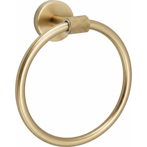 BATHROOM TOWEL HOLDER REA 5710 GALO BRUSH GOLD (1/4)