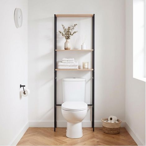 SAO Toilettenbrücke aus Holz und Metall (1/5)