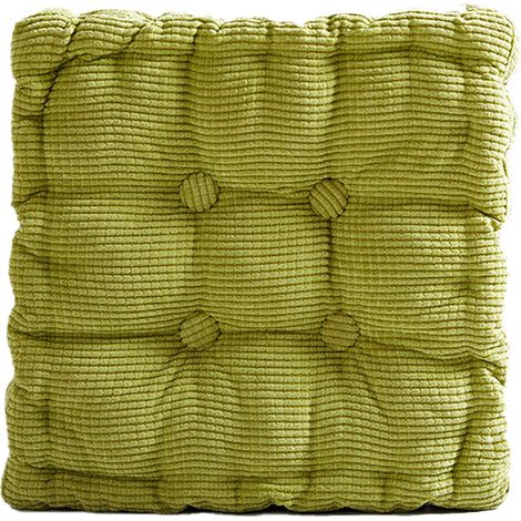 Coussin De Siege - Mousse A Memoire De Forme - Dos Anti-Dérapant - Tissu Durable - Pour Chaise De Bureau Cuisine Salon Etude - 1 Unite (1/5)