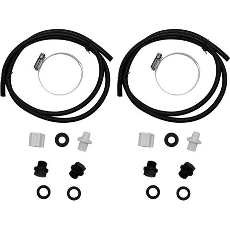 Kit de connecteurs Hayward CLX220GA avec colliers de serrage et 4 bouchons de vidange/tuyaux de pompe de piscine SPX1700FG -- 2 jeux de colliers de serrage + 4 bouchons SPX1700 (1/4)