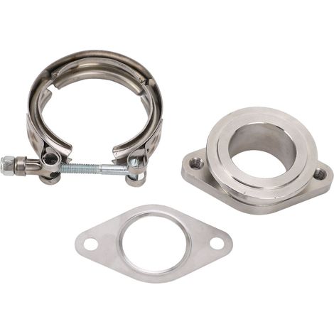 Bride de décharge 42mm 2 trous vers MVS V-Band avec joint et collier anti-fuite adaptateur de gate (1/5)