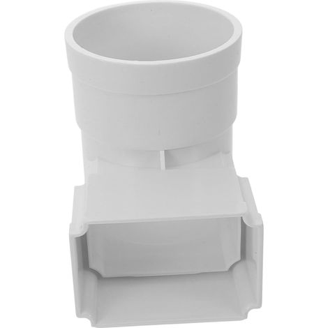 Adaptateur De Gouttière Carré À Carré Raccord De Pluviale Robuste Pour Drainage Efficace Système De Collecte D'Eau Facile À Installer 5.12X3.15X3.15 Pouces