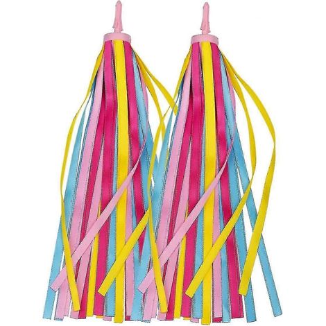 Ruban de guidon à pompons pour vélo enfant, ruban de guidon pour trottinette enfant, ruban de maintien pour vélo (1/3)