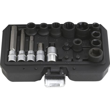 Coffret douilles CrV étrier de frein (18 pcs) - OM 0180 - CLAS Equipements (1/3)
