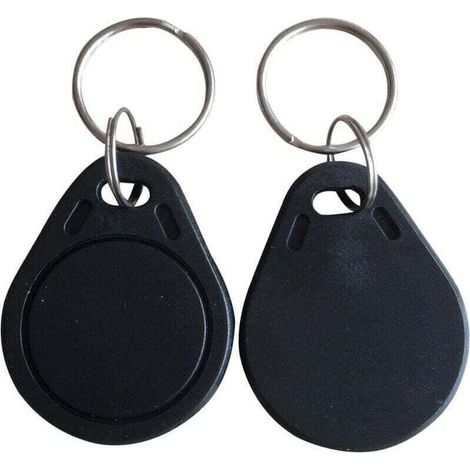Packung mit 10 programmierbaren 13,56-MHz-RFID-Ausweisen – wasserdicht und über die MCT-Android-App anpassbar – für Zutrittsverwaltung und -kontrolle – 56 MHz (1/2)