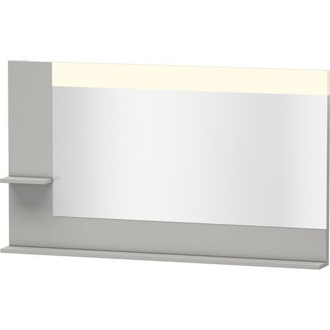 Miroir DuravitVERO 142x1400x800m avec éclairage beton