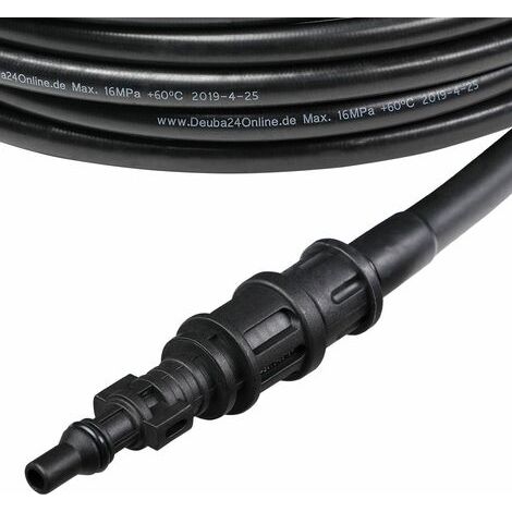 DEUBA® Rohrreinigungsschlauch 15m 160 Bar 4 Adapter Hochdruckreiniger Kärcher K2 K3 K4 K5 K6 K7 Rohrreinigungsset Abflussreiniger Rohrreiniger Schlauch