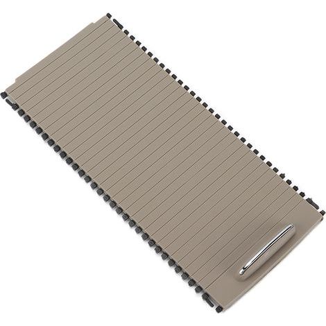 Porte-gobelet à rouleau coulissant pour Console centrale, couvercle aveugle de remplacement pour MercedesBenz W204 W212 (Beige) A20468076079051 (1/5)